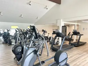 Work-out room & equipment.