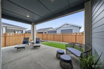 Covered patio