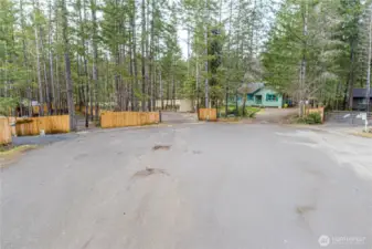 Neighborhood view from the road