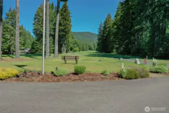 The golf course is well maintained!
