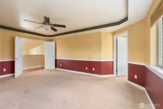 Primary bedroom with room to unwind and recharge