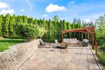 Beautifully paved and ready for entertaining