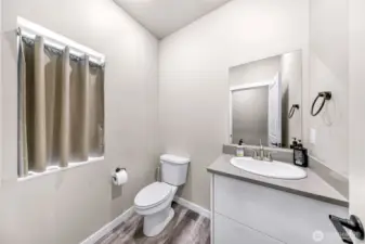 Powder room on main floor