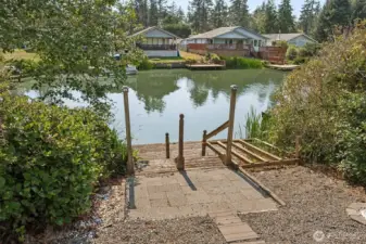 Dock comes complete with Kayak rack!