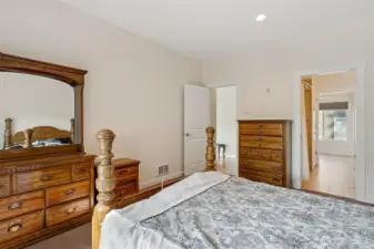 Second ensuite with attached bath leading to large walk-in closet