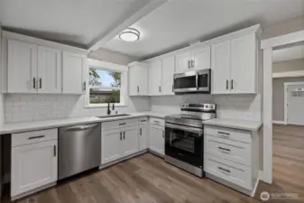 Kitchen with all new appliances