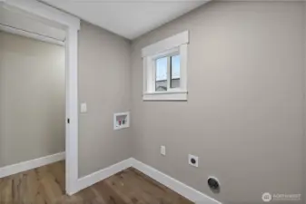 Separate laundry/utility room