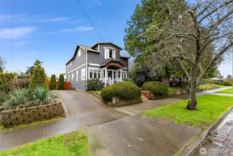 On a tree lined quiet street