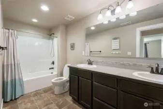 Full bathroom on second floor