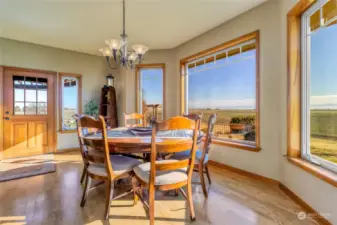 Dining Room with Beautiful Views