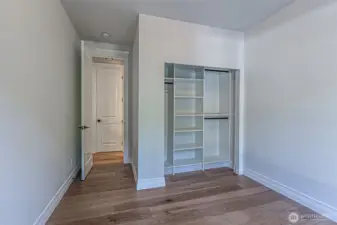 Excellent closet space in main floor bedroom