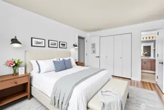 Master Bedroom with en suite bathroom.