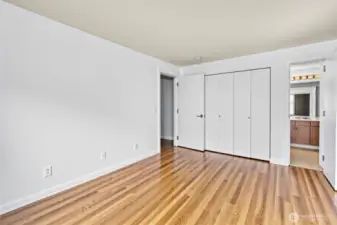 Empty Master Bedroom.