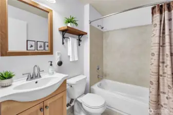 Note Virtually staged second bathroom.