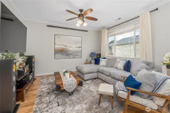 Living room as seen from kitchen