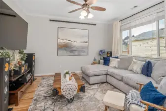 Living room as seen from kitchen