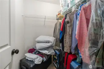 Large walk-in closet in the second upstairs bedroom!