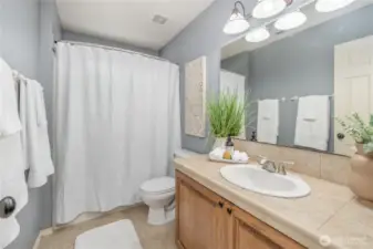 Second full bathroom upstairs!