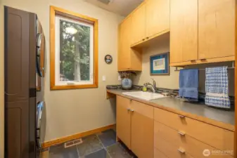 Main floor laundry room