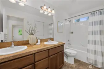 Main bathroom on upper floor