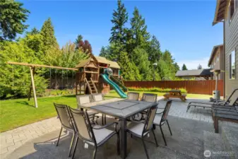Large patio to enjoy!