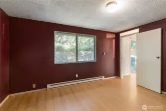 Spacious family room with flexible use options.