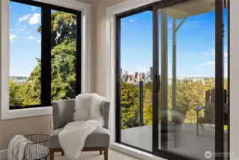 Also with access to the view deck