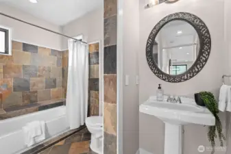 Upper level full bath