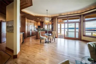 Hardwood floors on main level just refinished and stunning.