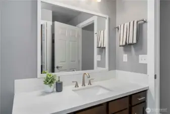 Main floor half bath
