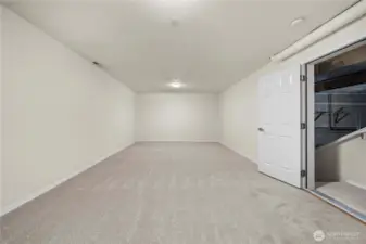 Huge bonus room on lower level