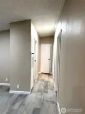 Hall way with Storage Closet
