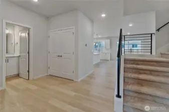 Photos are from a previously built Magnolia plan in the community. They may show a color or upgrade that is no longer available. They do demonstrate the quality materials and attention to detail that you will find in a Rush home.