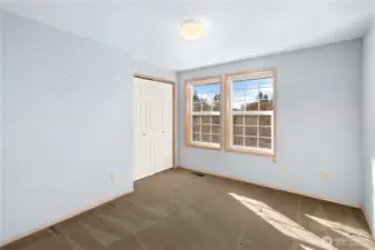 Bedroom #1 just down the hall from the primary bedroom.