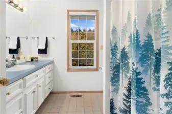 Second bathroom upstairs.