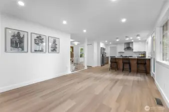 Perfect hangout for family and friends while the home chef cooks!