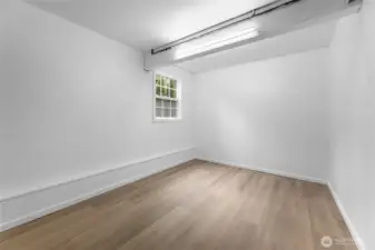 Handy bonus room accessed from the garage.