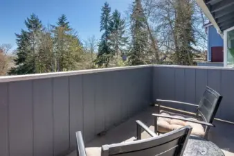 Your balcony with a view!