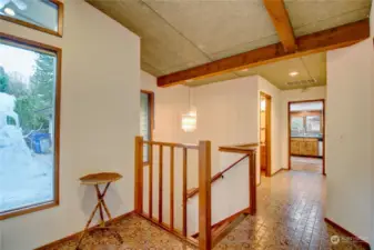 Staircase to lower level