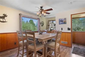 Great dining area.