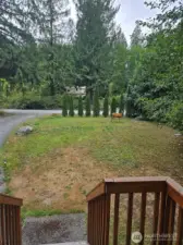 Private front yard visited by, local, friends.