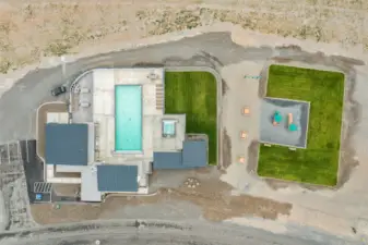 Clubhouse setup from above