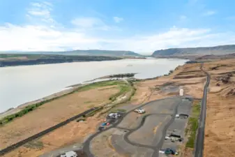 Vantage Bay Community looking south.