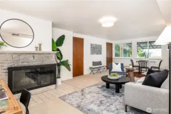 Lower level daylight basement has another huge living area