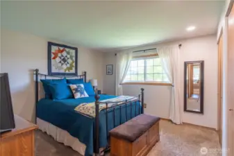 Primary bedroom with attached bath