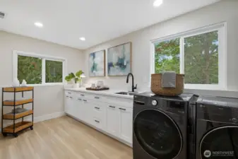 Lower level Laundry