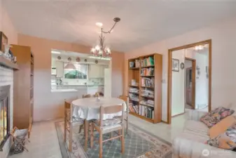 Family-room to kitchen