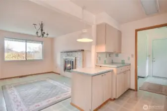 Family-room from Kitchen