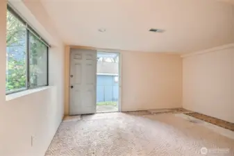 Downstairs living-room