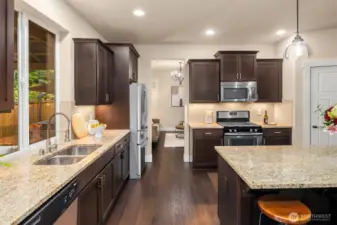 Another living space off the kitchen.